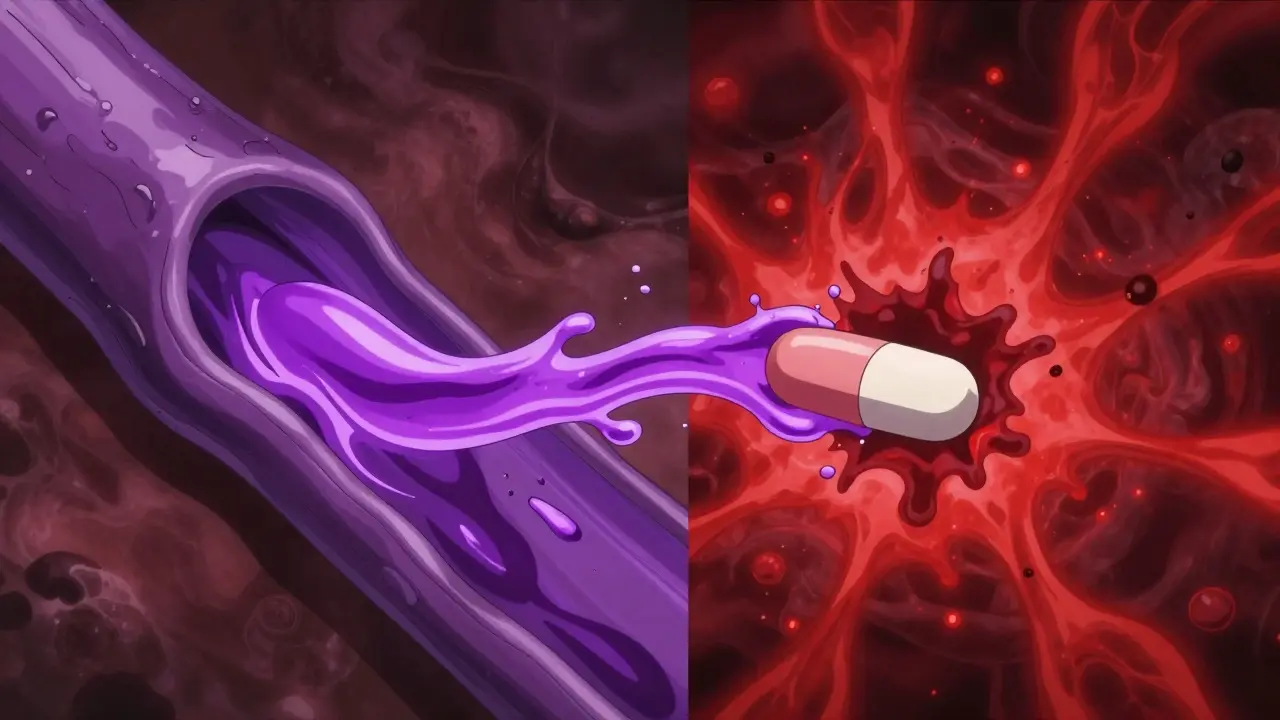 IV iron infusion bypassing gut issues versus blocked oral iron.