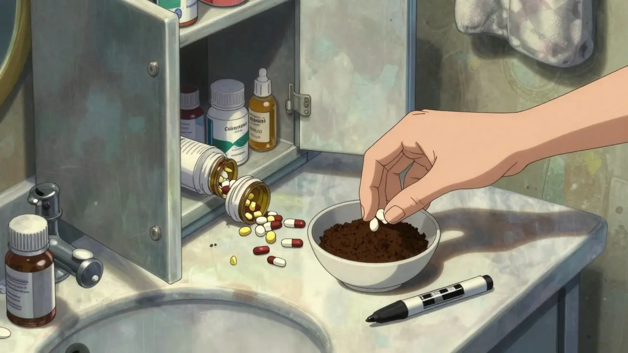 How to Dispose of Medications in Household Trash Safely